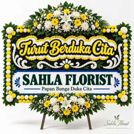 Papan Bunga Duka Kramat Jati